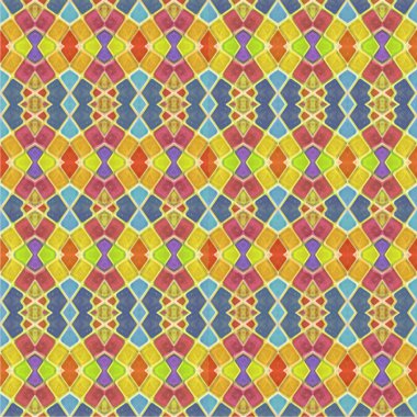 çok renkli geometrik seamless modeli