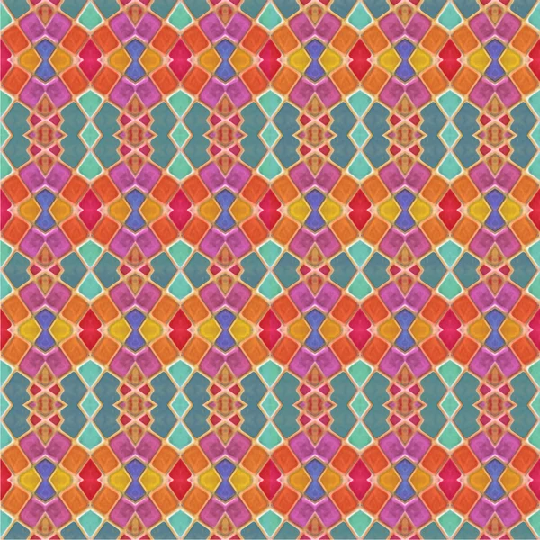 Mehrfarbiges geometrisches nahtloses Muster — Stockfoto