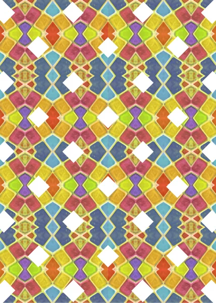 Modello di controllo geometrico multicolore — Foto Stock