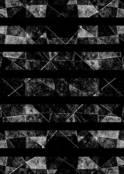 Fekete háttér geometriai Grunge határok — Stock Fotó