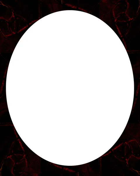 Белый фон круга с украшенными круглыми границами — стоковое фото