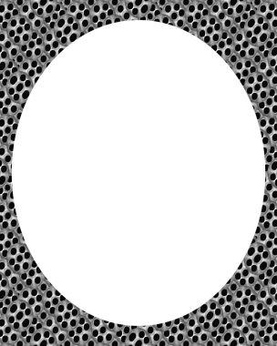 Daire Beyaz çerçeve arka plan ile dekore edilmiş sınırları