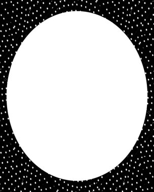 Daire Beyaz çerçeve arka plan ile dekore edilmiş sınırları