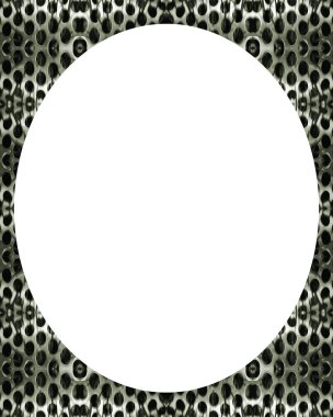 Daire Beyaz çerçeve arka plan ile dekore edilmiş sınırları