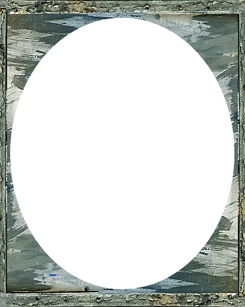 Kruh bílé pozadí s ohraničením, Grunge — Stock fotografie