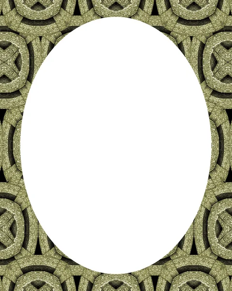 Circle Frame with Oriental Decorated Borders