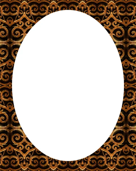 Kenarlıklar daire kare Oriental ile dekore edilmiş