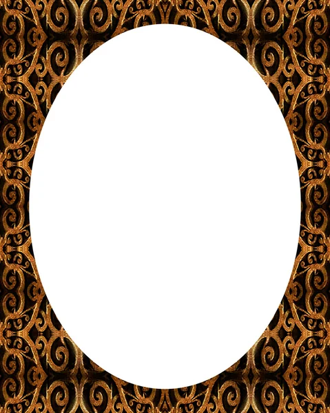 Kenarlıklar daire kare Oriental ile dekore edilmiş