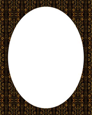 Daire Beyaz çerçeve arka plan ile dekore edilmiş sınırları