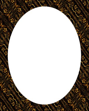 Daire Beyaz çerçeve arka plan ile dekore edilmiş sınırları