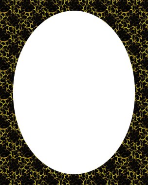 Daire Beyaz çerçeve arka plan ile dekore edilmiş sınırları