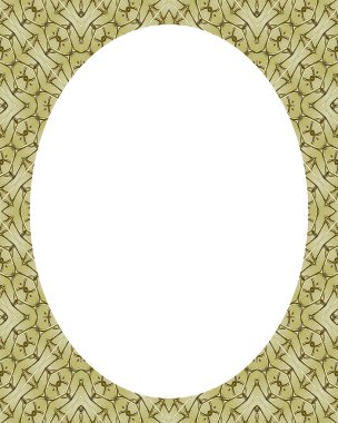 Daire Beyaz çerçeve arka plan ile dekore edilmiş sınırları