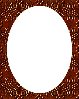 Daire Beyaz çerçeve arka plan ile dekore edilmiş sınırları