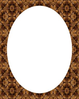 Daire Beyaz çerçeve arka plan ile dekore edilmiş sınırları