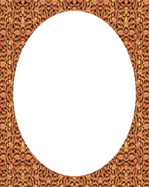 Daire Beyaz çerçeve arka plan ile dekore edilmiş sınırları