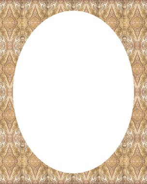 Daire Beyaz çerçeve arka plan ile dekore edilmiş sınırları