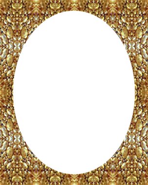 Daire Beyaz çerçeve arka plan ile dekore edilmiş sınırları