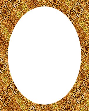 Daire Beyaz çerçeve arka plan ile dekore edilmiş sınırları