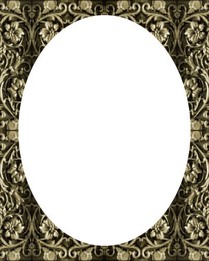 Daire Beyaz çerçeve arka plan ile dekore edilmiş sınırları