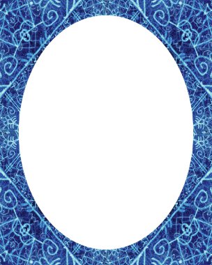 Daire Beyaz çerçeve arka plan ile dekore edilmiş sınırları