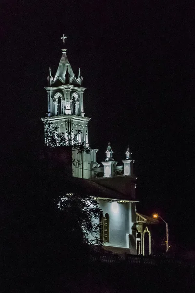 厄瓜多尔昆卡的旧式建筑 — 图库照片