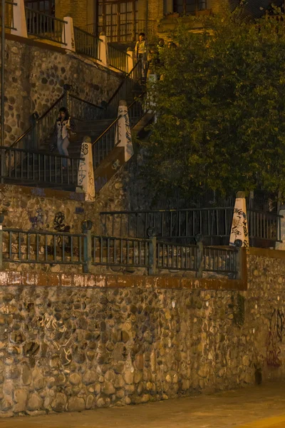 Poeple på historiska centrum av Cuenca — Stockfoto