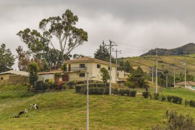Andean peyzaj Azuay Ekvador