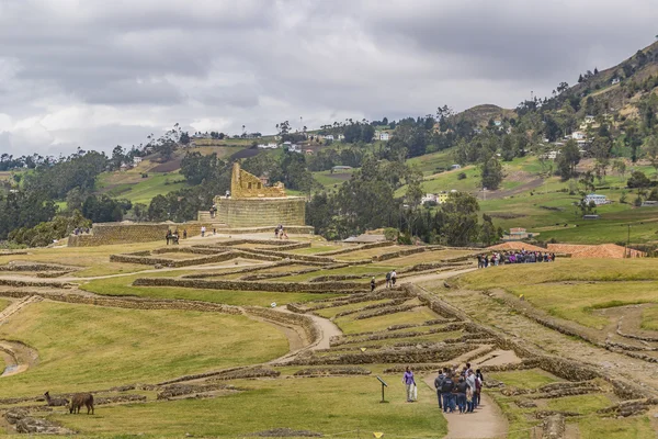 Ingapirca Inca ruïnes in Azuay, Ecuador — Stockfoto