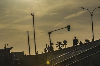 Montevideo plaj sahnesi