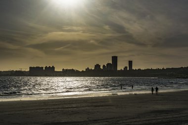 Montevideo manzarası ve Beach