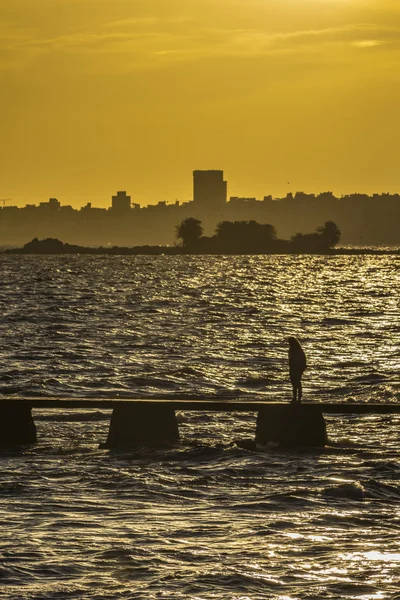 Fiume Plater a Montevideo — Foto Stock