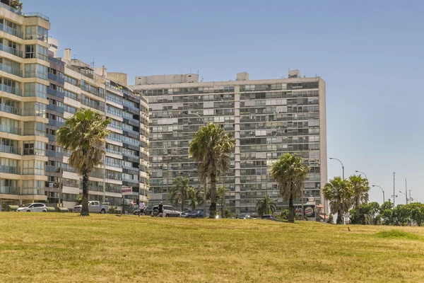 Moderní budovy v Pocitos Montevideo Uruguay — Stock fotografie