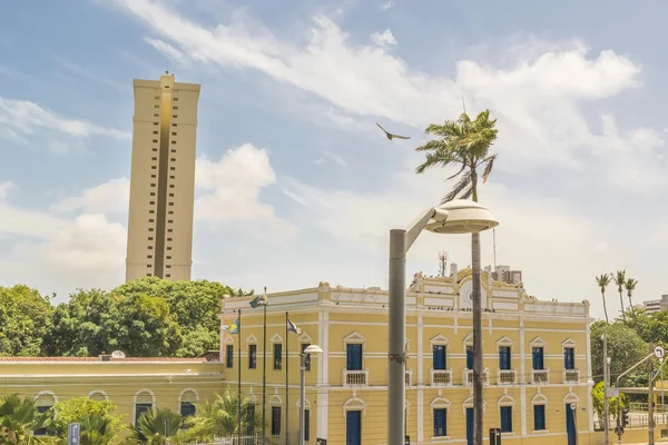 Eclectic stijl gebouwen Fortaleza Brazilië — Stockfoto