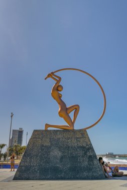 Monument to Women Fortaleza Brazil clipart