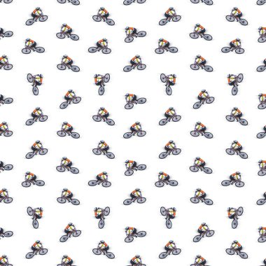 Bisiklet yarışçısı Seamless Modeli