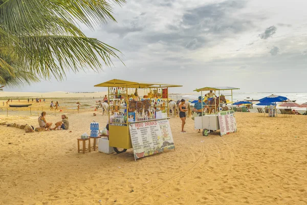 Bevande in spiaggia Jericoacoara Brasile — Foto Stock