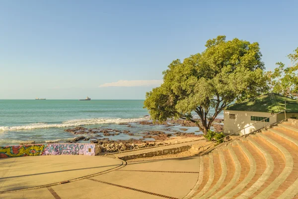 Skateboard stadion voor zee Fortaleza Brazilië — Stockfoto