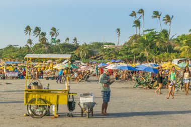 İnsanlar Jericoacoara Beach Brezilya