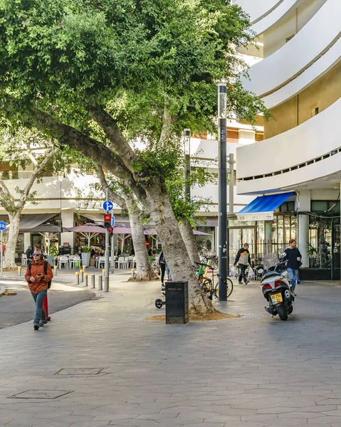 Tel Aviv Israel December 2019 Urban Day Scene Het Beroemde — Stockfoto