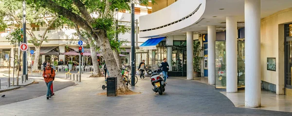 Tel Aviv Israel December 2019 Urban Day Scene Het Beroemde — Stockfoto