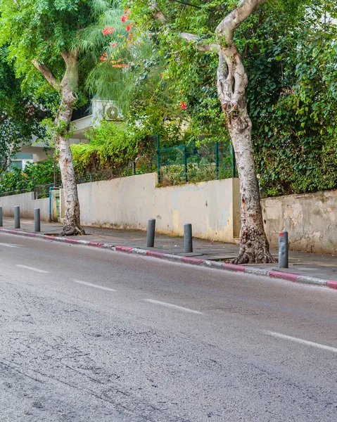 Stedelijke Dag Scene Lege Laan Tel Aviv Israël — Stockfoto