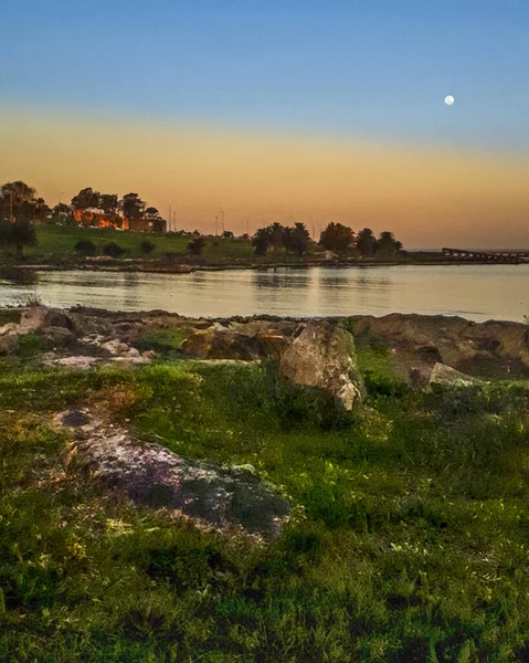 Panorama Küstenlandschaft Buceo Viertel Der Stadt Montevideo Uruguay — Stockfoto