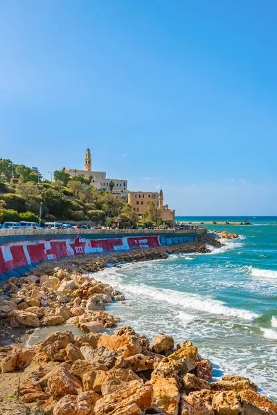 Escena Día Soleado Viejo Paisaje Urbano Jaffa Israel —  Fotos de Stock