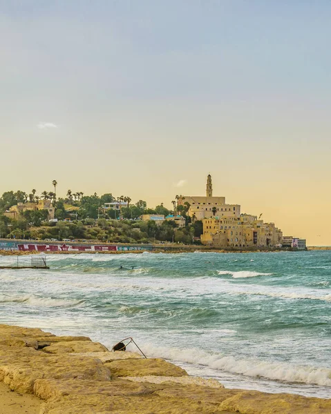 Sonniger Tag Szene Alten Jaffa Stadtbild Israel — Stockfoto