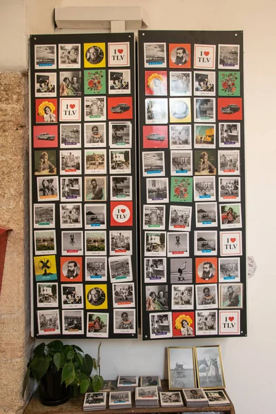 Tel Aviv Israel Décembre 2019 Photo Collage Mural Galerie Art — Photo