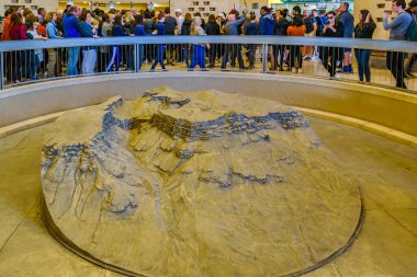 JUDEA, ISRAEL, ARALIK - 2019 - Masada Ulusal Park Müzesi, Judea, İsrail