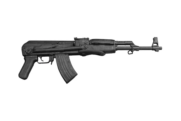 Famoso Ak47 Arma Isolato Sfondo Bianco Foto — Foto Stock