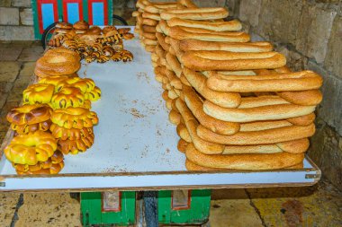 Masada ekmek ve tatlı iplikler, eski Kudüs şehri, İsrail