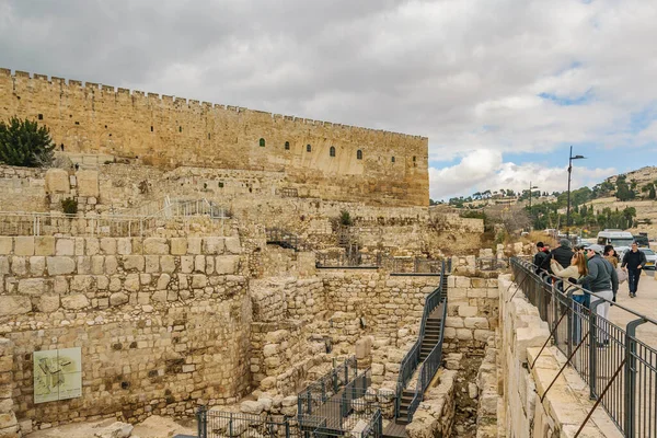 Eastern wall and muslim cemetery, old jerusalem city