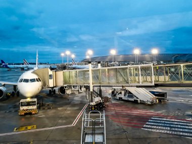 GREECE, ATENS, HAZİRAN - 2020 - Eleftherios venizelos havaalanı, Atina, Yunanistan